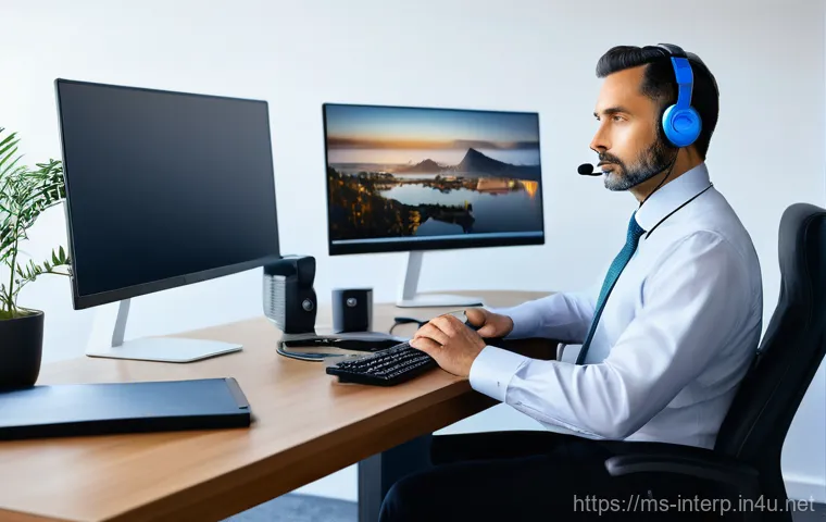 국제통역사 업무 능력 향상 팁 - **Prompt:** A diverse group of international delegates from different cultural backgrounds are engag...