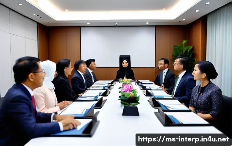 국제통역사로서의 성공적인 커리어 개발 - A professional international interpreter working at a high-level diplomatic conference in Kuala Lump...